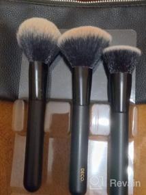 img 5 attached to A set of face makeup brushes `DECO.` in a case 3 pcs