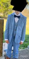 img 1 attached to Yuanlu Toddler Formal Tuxedo Bearer Boys' Clothing: Trendy Suits & Sport Coats for Young Gentlemen review by William Turner