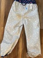 img 1 attached to JAN & JUL Waterproof Puddle-Dry Rain Pants: Ultimate Protection for Toddlers and Kids review by Alex Reunion