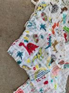 img 1 attached to Organic Cotton Baby Bibs - HECCEI Bandana Drool Bibs For Teething And Drooling review by Stephen Doyle