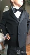img 1 attached to Boys 5 Piece Tuxedo Set Black Boys' Clothing review by Josue Zepeda