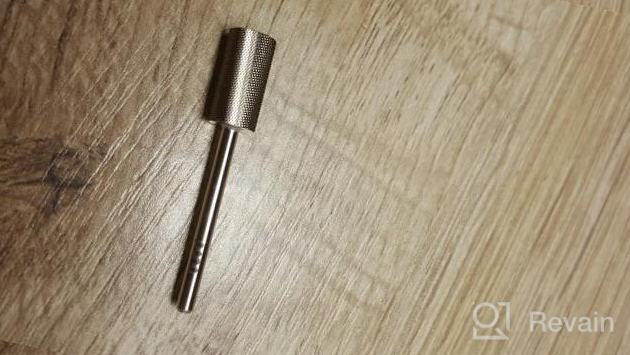 img 1 attached to PANA Flat Top Small Barrel 3/32" Shank Size - (Gold, 4X Coarse Grit) - Fast Remove Acrylic Or Hard Gel Nail Drill Bit For Manicure Pedicure Salon Professional Or Beginner review by Darren Boogie