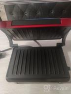 img 1 attached to Sandwich maker Kitfort KT-1609 Panini Maker, red review by Celina Krasnodebska ᠌