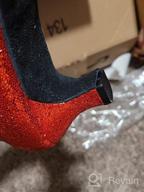 img 1 attached to Sparkle On The Dance Floor With Missfiona Women'S Glitter Latin Ballroom Dancing Heels review by Matthew Flores