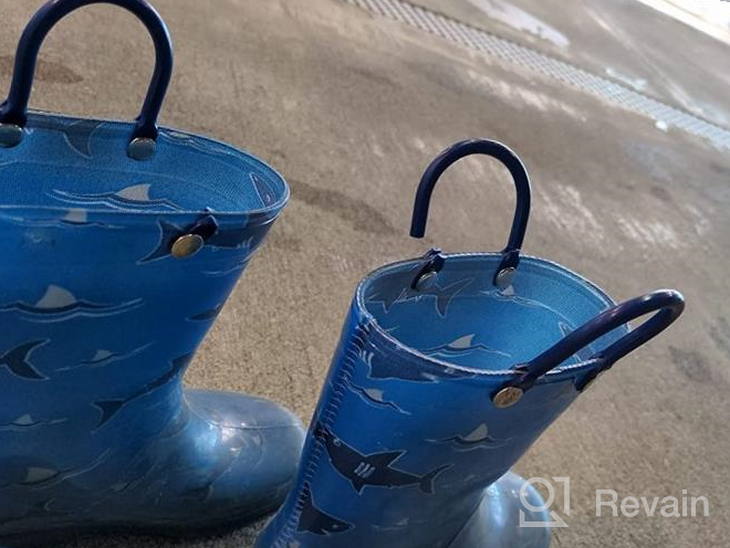 img 1 attached to 🌧️ Outdoor ZOOGS Printed Rainboots for Boys' Shoes - Ideal for Kids review by Julian Rash