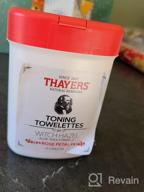 img 1 attached to THAYERS Alcohol-Free Witch Hazel Toning Towelettes With Aloe Vera, Rose Petal, 25 Count review by Kevin Parker
