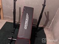 img 1 attached to Olympic Weight Bench With Rack, 330Lbs Adjustable Home Gym Workout Set For Full Body Exercise - Leg Developer, Preacher Curl & Bench Press review by Swami Alcaraz