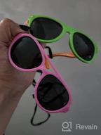 img 1 attached to Kids Polarized Sunglasses W/ UV Protection & Flexible Rubber Frame - RIVBOS RBK004 review by Ryan Springer