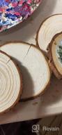 img 1 attached to 30 Pcs 3.1-3.5 Inch Fuyit Natural Wood Slices Unfinished Predrilled Wooden Circles Tree Slice With Hole For DIY Arts Craft Christmas Ornaments review by Tony Jockheck
