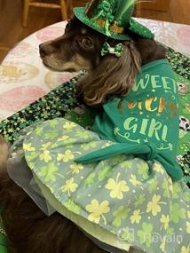 img 6 attached to Пасхальное платье-пачка для собак с тюлем для маленьких собак - KYEESE Puppy Сарафан, чтобы ваш пушистый друг выглядел очаровательно!