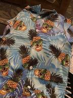 img 1 attached to Boys 3D Graphic Hawaiian Aloha Short Sleeve Dress Shirt Tops with Button Down - Sizes 2-8 Years by Uideazone review by Tim Thomason