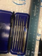 img 1 attached to 6-Piece Blackhead Remover Tool Kit For Extracting Acne, Whiteheads, Pimples, Zits & Clogged Pores - Includes Organized Storage Case. review by Terry Brendemuehl