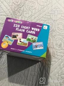 img 8 attached to 235-Piece SpringFlower Sight Words Flash Cards: 220 Dolch Words For Preschool To 3Rd Grade, With Pictures, Motions & Sentences - Homeschooling Tool For Learning To Read & Phonics.