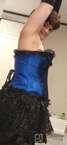 img 7 attached to Plus Size Women'S Steampunk Pirate Costume - Renaissance Skirt High Low Outfit