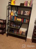 img 1 attached to Adjustable Wood And Metal Bookshelf With Five Tiers - Ideal For Living Rooms, Bedrooms And Study Rooms - Available In 46 Variants - Teraves Book Shelf Organizer review by Ruth Reiners