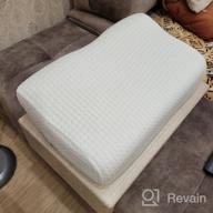 img 2 attached to 🛏️ Orthopedic Trivez Pillow - TOP-119 (32x50 cm), 14 cm height review by Czesawa wierczewska ᠌