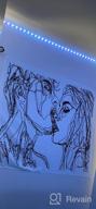 картинка 1 прикреплена к отзыву Ruibo Women/Men Abstract Sketch Art Kiss Lovers Tapestry - черно-белая линия Art Wall Hanging Beach Throw (RB-K-2) 59" X 51 от John Iverson