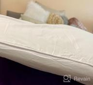 img 1 attached to Twin Cooling Mattress Topper For Back Pain, Extra Thick Pad Cover With Plush Pillow Top And Down Alternative Overfill, Deep Elastic Pocket - White review by Danielle Rodriguez