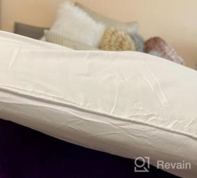 img 6 attached to Twin Cooling Mattress Topper For Back Pain, Extra Thick Pad Cover With Plush Pillow Top And Down Alternative Overfill, Deep Elastic Pocket - White