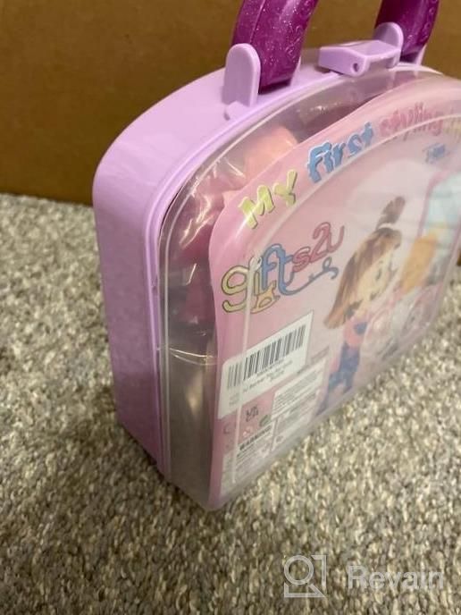 img 1 attached to Give Your Little Girl A Hair Styling Adventure With Gifts2U'S 23-Piece Kids Beauty Salon Toy Kit review by Tyler Owens