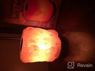 img 1 attached to Himalayan Salt Lamp Bowl With Small Rock Crystals And Dimmer Switch - Includes 25W Bulbs By AMOYSTONE review by Harel Leary