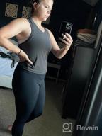 img 1 attached to Experience Ultimate Comfort With Yogalicious Ultra Soft Racerback Tank Top review by Jessica Torma