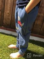 img 1 attached to 👖 HILEELANG 2-Pack Toddler Boy Sweatpants: Cotton Casual Active Playwear for Kids review by Juan White