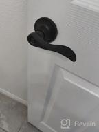 img 1 attached to Satin Nickel Door Lock Handles For Bed And Bath Privacy - Set Of 3 Without Key review by Chris Budenski