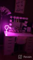 img 1 attached to Heart Shaped LED Neon Sign With Base For Room Decor And Mother'S Day Gift - Neon Heart Light Night Light For Bedroom review by Lyle Stepp