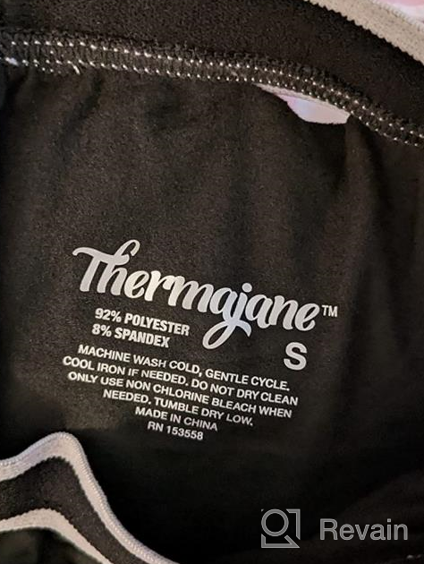 img 1 attached to Stay Warm and Active with Thermajane Girls Thermal Underwear Fleece Girls' Clothing review by Maria Coleman