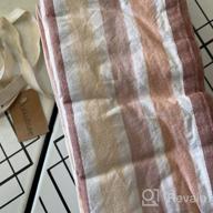 img 1 attached to Folkulture Set Of 6 Washable Cloth Napkins For Rustic Kitchen Décor & Special Occasions – 100% Cotton Napkins In Ginger Spice, 20 X 20 Inches. review by Sabrina Hardy