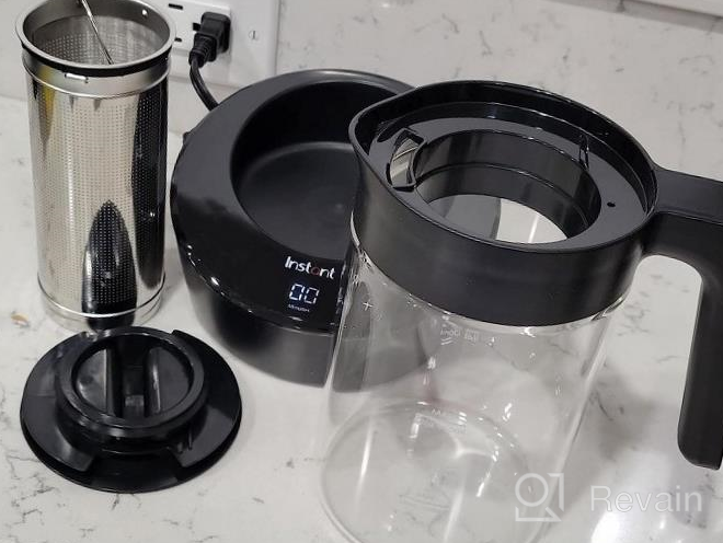 img 1 attached to Instant Pot Electric Cold Brew Coffee Maker - Quickly Make Custom Strength 32Oz Pitcher, Dishwasher Safe review by Unique Mayeaux