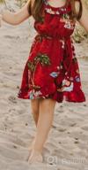 img 1 attached to 🌺 Hawaiian Santa Ruffle Dress: Festive Girls' Clothing for Christmas Celebrations! review by Jon Russell