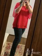 img 1 attached to Stylish And Comfortable: Jouica Women'S Flowy Chiffon Blouse For Fall review by David Lambert