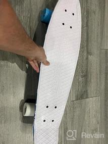 img 5 attached to Master The Streets With A 27-Inch Vintage Skateboard: Versatile Shortboard For Beginners And Pros With Customizable Wheels
