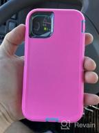 img 1 attached to Heavy Duty Shockproof Drop Protection Rugged IPhone 11 Case (6.1") - 3-Layer Protective Durable Cover For Apple IPhone 11 6.1-Inch review by Ashley Levy