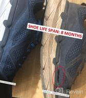 img 1 attached to Skechers CUSHION 54450 Athletic Sneakers - Black Charcoal Men's Shoes review by Tommy Clement