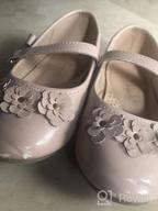 img 1 attached to KomForme Toddler Non Slip Ballet Walking Girls' Shoes in Flats review by Frank Bruton