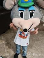 img 1 attached to Chuck E. Cheese Mouse Mascot Head Costume - Perfect For Parties! review by David Miller