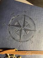 img 1 attached to MALEDEN Embossed Refillable Travel Journal With Daily Spiral Notebook For Diary Writing review by Josh Schweitzer