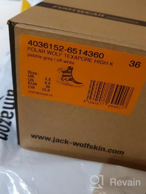 img 1 attached to Unleash Adventure with Jack Wolfskin Unisex-Child Polar Wolf Texapore High K Hiking Boot review by Bam Reeder