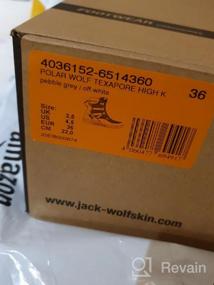 img 6 attached to Разжигай приключения с ботинками для походов Jack Wolfskin Unisex-Child Polar Wolf Texapore High K.