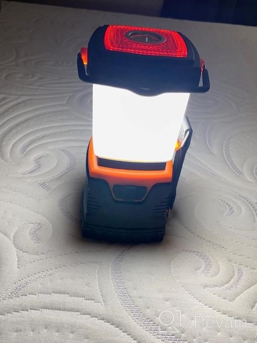 img 1 attached to 3000 Lumen 8 Mode Super Bright LED Camping Lantern - 4400MAh Rechargeable Battery, Perfect For Power Outages, Hurricanes And More! review by Sam Bell