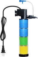 🐠 weipro 70 gallon aquarium fish tank filter - submersible power filter for fish tanks, aquariums, and ponds with 4 stage filter media, pump, and strong suction cups logo