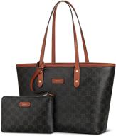 👜 tibes fashion leather handbag shoulder: trendy women's handbags, wallets, and satchels logo