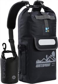 img 4 attached to IDRYBAG Dry Bag Backpack Waterproof Floating 20L/30L/40L, Dry Bags Waterproof Backpack For Men, Dry Sack Waterproof Bag Kayak