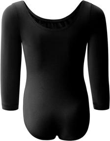 img 1 attached to 🩰 WEGETIT Toddler Ballet Leotards Sleeve: Stylish Girls' Clothing for Active Little Dancers