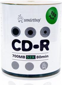 img 3 attached to Smartbuy 200-Disc 700Mb/80Min 52X CD-R Logo Top Blank Data Recordable Media Disc
