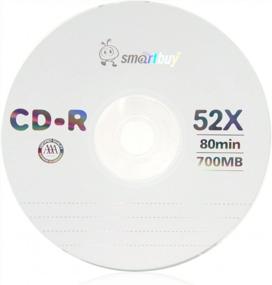 img 2 attached to Умная покупка 200-дисковая 700Мб/80Мин 52X CD-R Бесконечного пространства для записи данных с верхним логотипом.