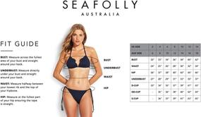 img 1 attached to Seafolly Womens Longline Triangle Swimsuit Women's Clothing : Swimsuits & Cover Ups